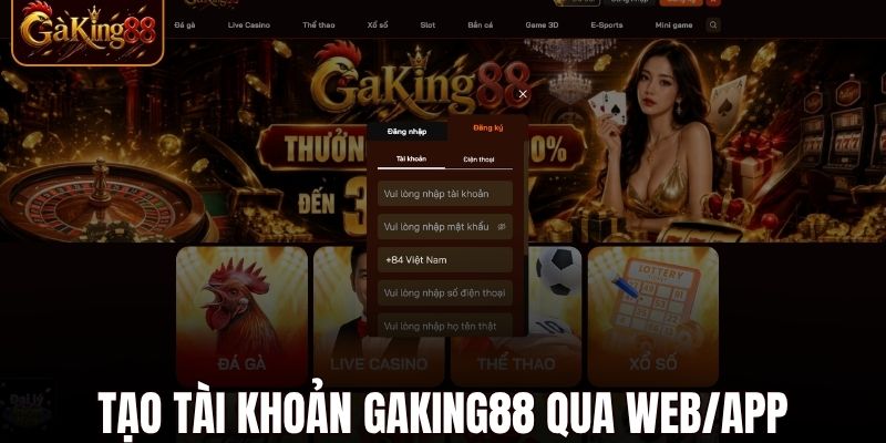 Đăng ký GAKING88